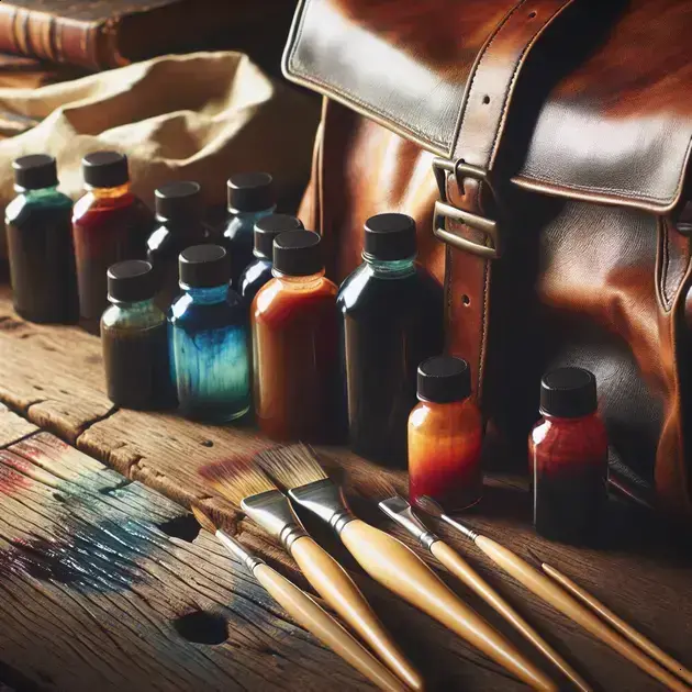 Bolsas Antigas Desbotadas: Revitalização Estética Com Tinta Anilina